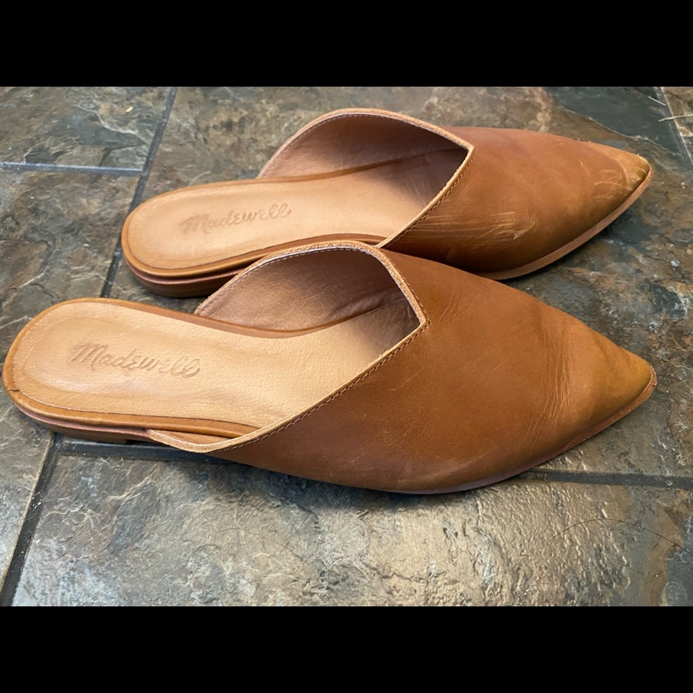madewell emilia  leather mules